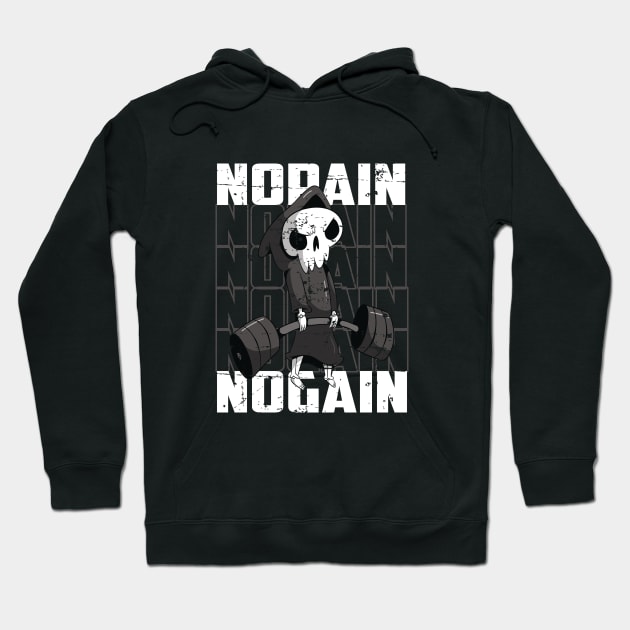 Body Building No Pain No Gain Hoodie by BC- One- Shop